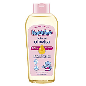 BAMBINO Alyvuogių aliejus su vitaminu F vaikams, drėkinantis, tepantis ir prižiūrintis 300ml