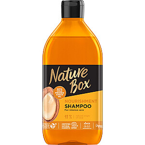 NATURE BOX Shampoo barojošs matu šampūns ar argana eļļu 385ml