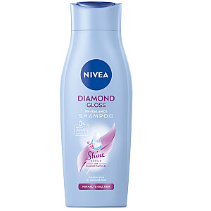 NIVEA Diamond Gloss mīksts šampūns blāviem matiem 400ml