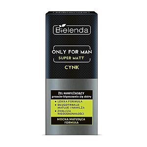 Bielenda Only For Men Super Mat mitrinošs pretmirdzuma gēls 50ml