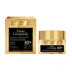 BIELENDA Golden Ceramines 60+ dziļi atjaunojošs pretgrumbu krēms dienai un naktij 50ml