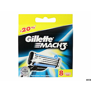Сменные лезвия для бритвы GILLETTE Mach 3, 8 шт.