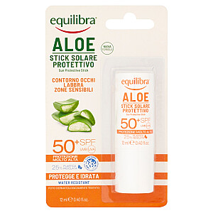 EQUILIBRA Aloe Solar saulės lazdelė SPF50+ UVA/UVB 12ml