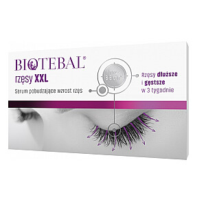 BIOTEBAL Eyelashes XXL сыворотка, стимулирующая рост ресниц 3мл