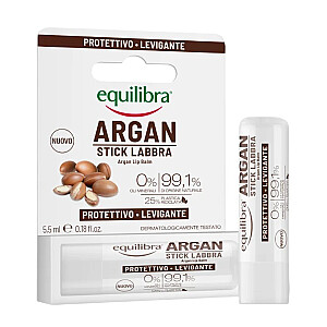 EQUILIBRA Argan Protective Lip Balm защитный и разглаживающий бальзам для губ в аргановом стике 5,5 мл