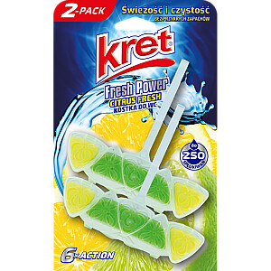 KRET Tualeto pakabukas Citrus Fresh 2x40g