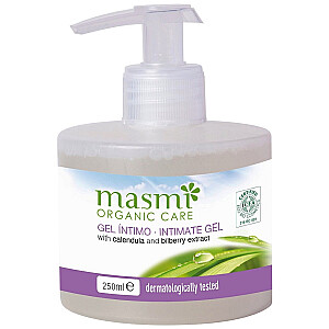 MASMI Organic Care Intimate Gel maigs gēls intīmai higiēnai ar kliņģerīšu un melleņu ekstraktu 250ml