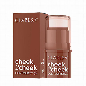 CLARESA Cheek 2 Cheek Contour Stick bronzeris 02 Piens 5,5 g