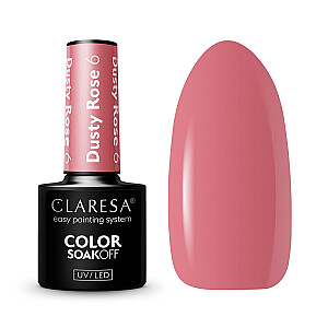 Лак гибридный CLARESA Soak Off UV/LED Dusty Rose 006 5г