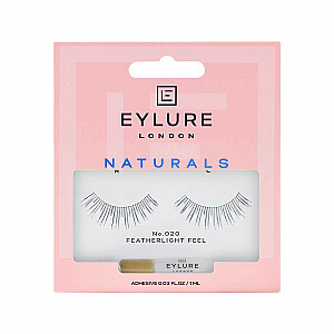 EYLURE Naturalite Strip Eyelashes Naturals накладные ресницы с клеем натуральный эффект 020
