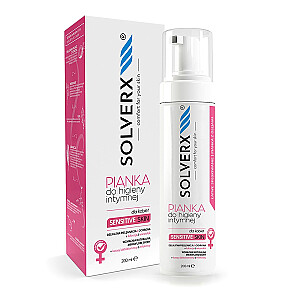 SOLVERX Sensitive Skin Putas intīmai higiēnai sievietēm 200ml