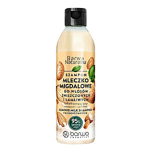 BARWA Natural reconstructive shampoo Almond milk 300ml