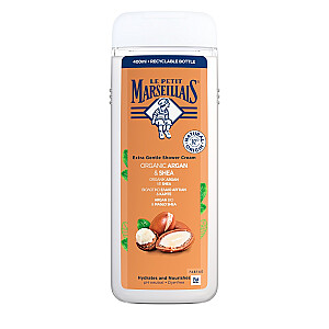 LE PETIT MARSEILLAIS Īpaši maigs dušas krēms Argan and Shea 400ml