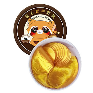 SERSANLOVE Golden Snail hidrogēla acu plāksteri ar hialuronskābi un dabīgiem ekstraktiem 60 gab.