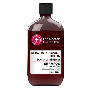 THE DOCTOR Health &amp; Care stiprinošs matu šampūns Keratīns+Arginīns+Biotīns 355ml