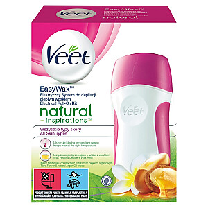 Электрическая система депиляции VEET Natural Inspirations Easy Wax с теплым воском 50мл