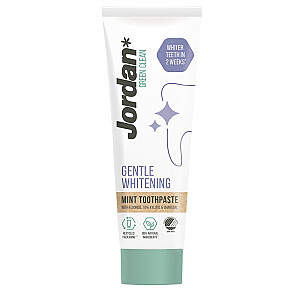 JORDAN Green Clean Gentle Whitening Mint Zobu pasta maigi balinoša zobu pasta pieaugušajiem 75ml