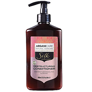 ARGANICARE Silk Restructuring Conditioner кондиционер для распутывания волос с шелком 400мл