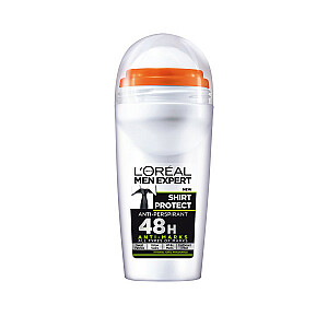 L&#39;OREAL Men Expert Shirt Protect Roll-on dezodorants-pretsviedru līdzeklis 50 ml