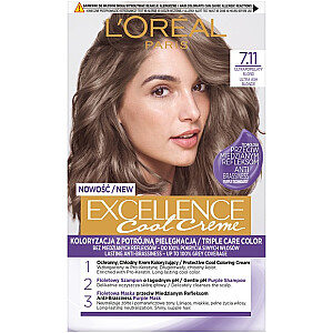 Краска для волос L’OREAL Excellence Cool Creme 7.11 Ultra Ash Blonde