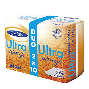 Higiēnas salvetes CARIN Ultra Wings 2x10 gab.