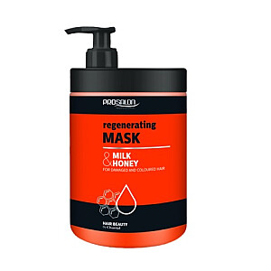CHANTAL Prosalon Regenerating Mask для поврежденных и окрашенных волос восстанавливающая маска для волос Молоко и Мед 1000г