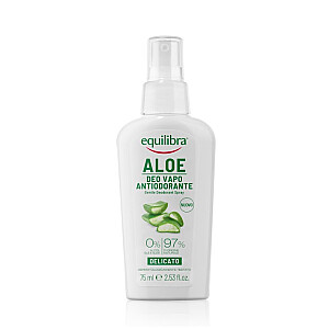 EQUILIBRA Aloe Natural Protection Švelnus dezodorantas purškiamas aleosowy anti-kvapas dezodorantas Aloe Vera 75 ml