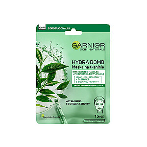 GARNIER Skin Active Ultra Hydrating Rebalancing Tissue Mask увлажняющая тканевая маска с экстрактом зеленого чая