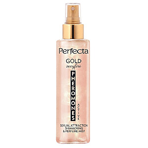 PERFECTA Pheromones Active parfumuotas kūno purškiklis Gold Sexyfire 200ml