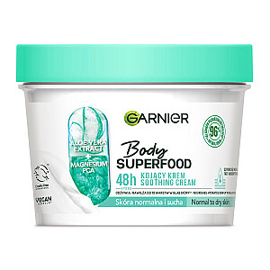 GARNIER Body Superfood Soothing Cream успокаивающий крем для тела для нормальной и сухой кожи Алоэ 380мл