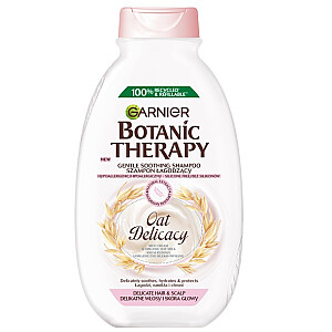 GARNIER Botanic Therapy Oat Delicacy raminamasis šampūnas gležniems plaukams ir galvos odai, 400ml