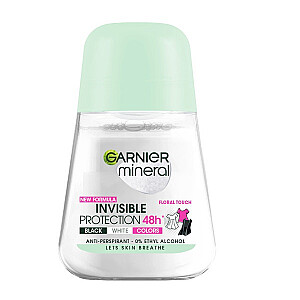 GARNIER Invisible Protection 48h Floral Touch Sieviešu rullējamais pretsviedru līdzeklis ar 50 ml gabalu