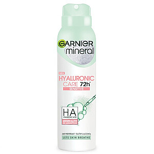 GARNIER Mineral Hyaluronic Care 72H dezodorants ar Sensitive aerosolu 150 ml