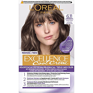 Краска для волос L’OREAL Excellence Cool Creme 6.11 Ultra Ash Dark Blonde