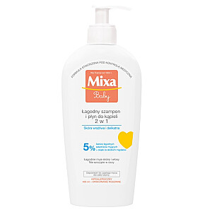MIXA Детский мягкий шампунь и жидкость для ванн 2в1 400мл