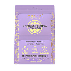 VOLLARE Express Firming + Perfect Smoothing Длительная увлажняющая экспресс-увлажняющая маска для лица 2x5 мл
