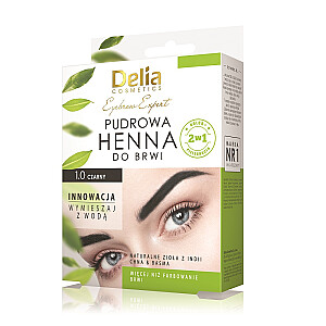 DELIA Henna uzacu pūderis 1.0 Black 4g