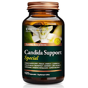 DOCTOR LIFE Candida Support Специальная пищевая добавка для здоровой кишечной флоры 120 капсул