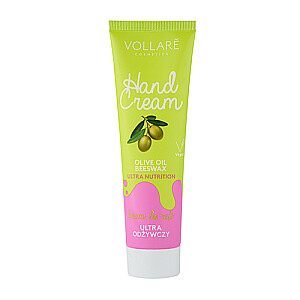 VOLLARE Hand Cream ультрапитательный крем для рук с оливковым маслом и пчелиным воском 100мл