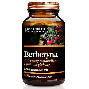 DOCTOR LIFE Berberine 500 mg uztura bagātinātājs 100 kapsulas
