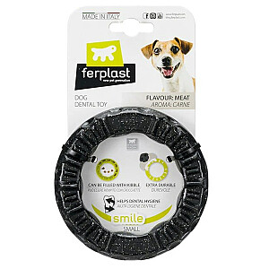 FERPLAST Smile ring S black - Dog toy