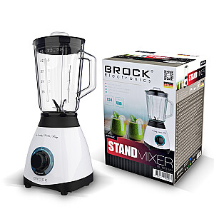 BROCK Blenderis. 1.5 L stikla trauks 500W