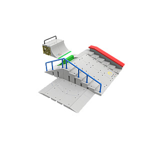 TECH DECK Olympics X-connect Rotaļu komplekts Skeitparka būvniecība