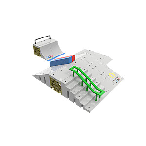TECH DECK Olympics X-connect Rotaļu komplekts Skeitparka būvniecība