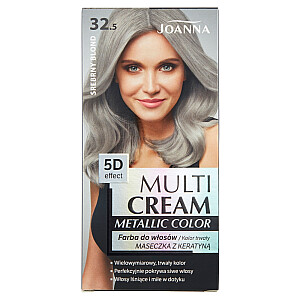 Matu krāsa JOANNA Multi Cream Metallic Color 5D Effect 32.5 Silver Blonde