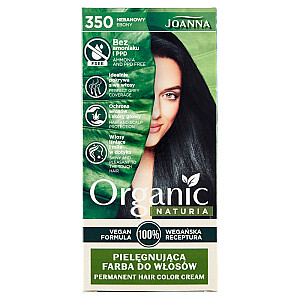 JOANNA Naturia Органическая ухаживающая краска для волос без аммиака и PPD 350 Hebanowy Heban