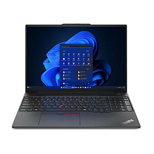 Ноутбук ThinkPad E16 G2 21M5002CPB W11Pro 7735HS/16 ГБ/512 ГБ/AMD Radeon/16,0 WUXGA/черный/1 год поддержки Premier + ОС на 3 года + компенсация выбросов CO2 