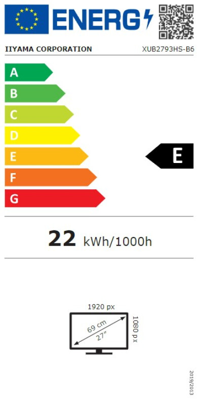 Iiyama IIYAMA XUB2793HS-B6 27inch ETE IPS FHD