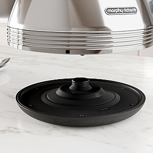 Tējkanna Morphy Richards Venture Pyramid Retro 1,5 l, 2200 W, hromēta