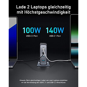 Ładowarka 749 GaNPrime 240W USB-C x 3 USB-A x 1